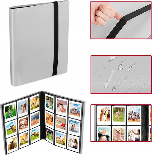 Loveinstant Album Na Zdjęcia 360 Zdjęć Do Fujifilm Instax Mini Xiaomi Polaroid Canon Hp Kodak Szary