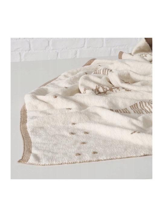 Boltze Decke Einzeln 170x120cm Beige
