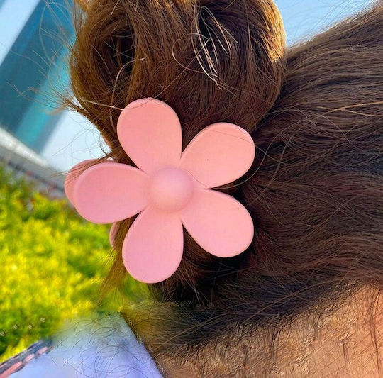 ecarla Κλιπ για Μαλλιά με Λουλούδι Buckle Flower Xl Ροζ
