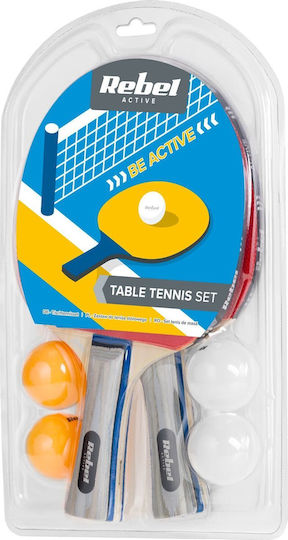 Rebel Active Table Tennis Racket Set