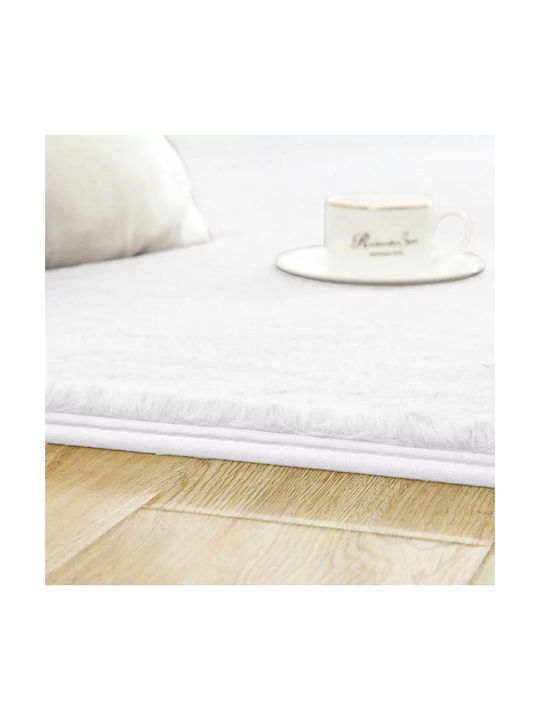 Strado Rug Rectangular White
