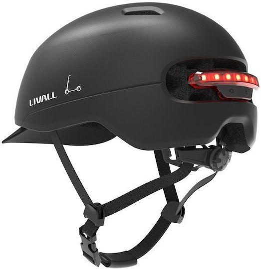 Livall Helm für Elektro-Roller in Schwarz Farbe