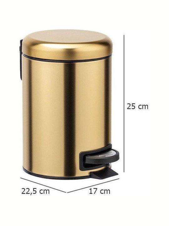 Wenko 24009100 Badezimmerkorb Gold
