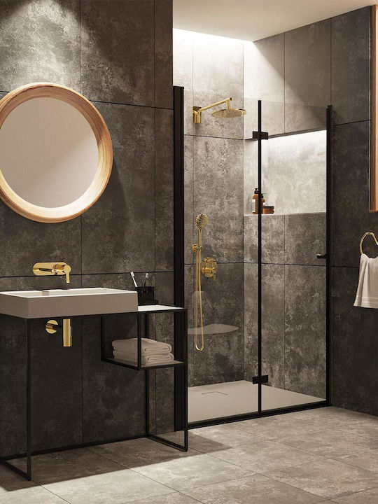 Deante Metallisch Badezimmer Toilettenbürste Gold