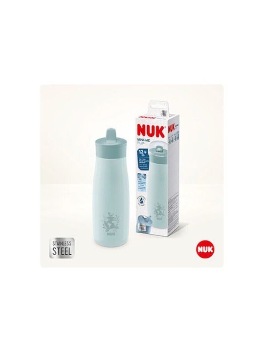 Nuk Minime Flip Water Bottle Stainless Steel 500ml Green