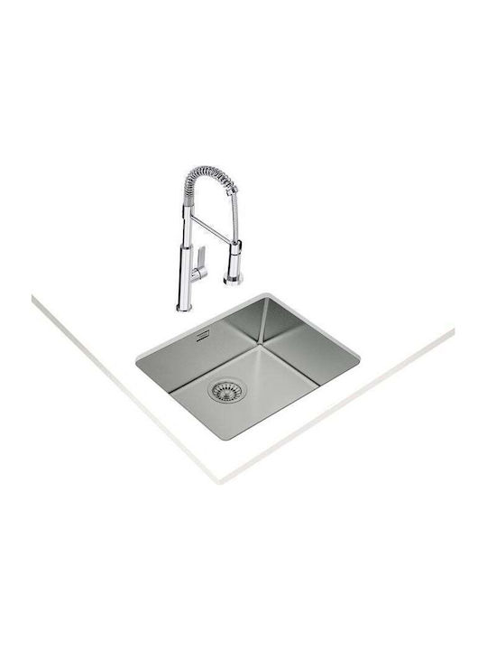 Teka Be Linea RS15 50.40 115000005 Unterbau Spüle Inox Satiniert B54xT44cm Silber