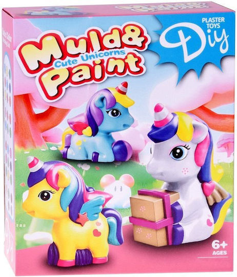 Set Creativ Diy Formă Vopsea Ghips Unicorni Za5755