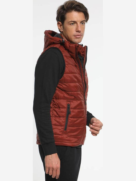 Αμάνικο Χειμωνιάτικο Μπουφάν Puffer Copper