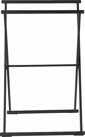 Wenko 237091121 Καλόγερος Μπάνιου Διπλός ​35x80.5cm Inox Μαύρος