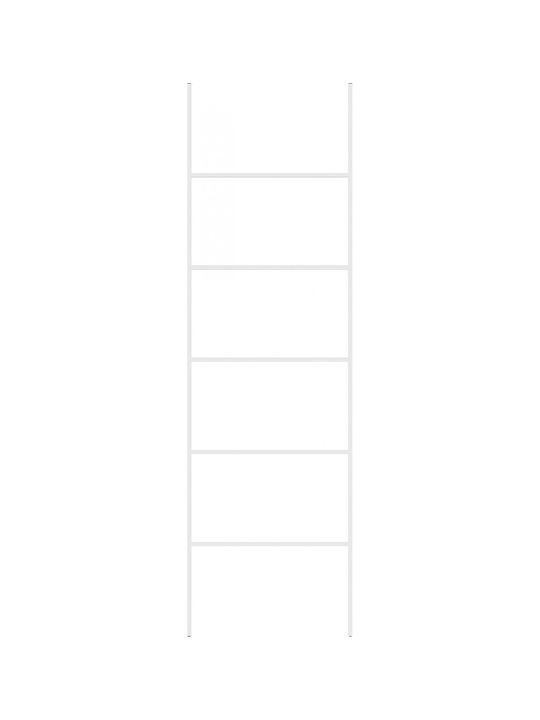 Beliani Поставка за дрехи Баня Единичен ​50x165см Сребрист