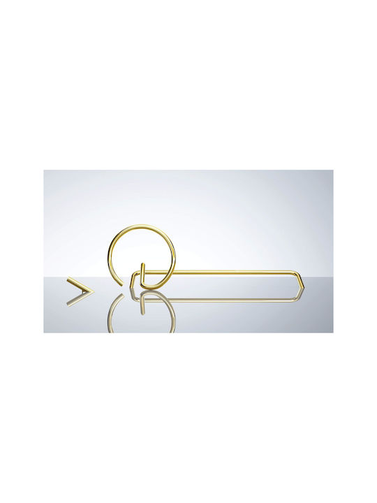 Deante Single Wall-Mounted Bathroom Freestanding Towel Rack Silver