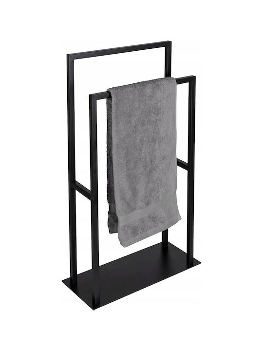 Wenko Ράγα Μπάνιου Διπλή Επιτοίχια με Βίδες ​46x80cm Ασημί