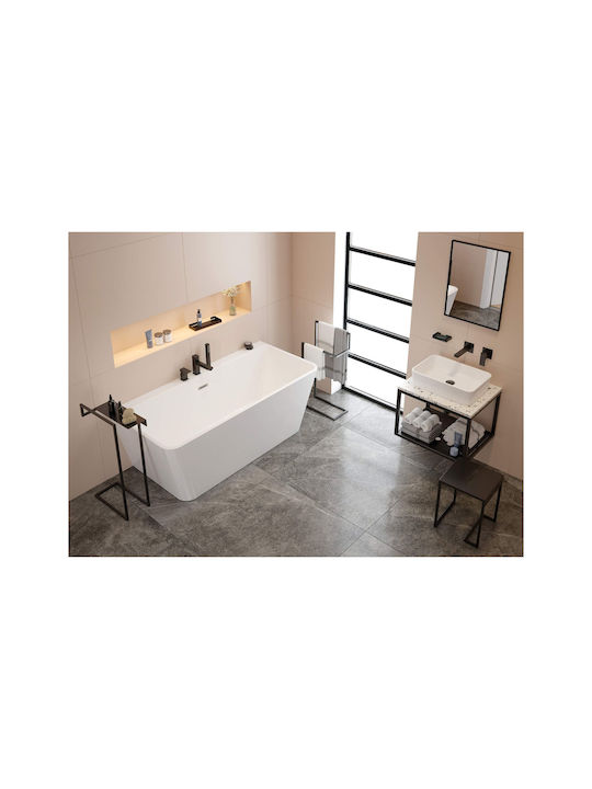 Deante Single Etaj Bathroom Raft de haine Argint