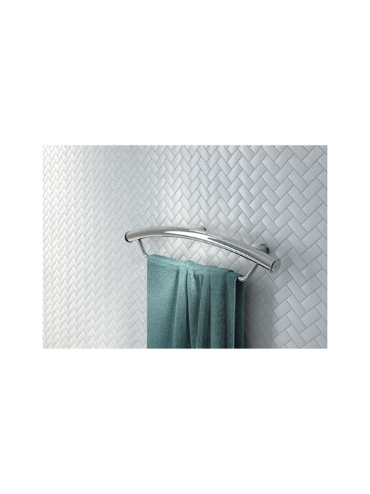 Deante Ράγα Μπάνιου Μονή Επιτοίχια ​54x54cm Inox Γκρι
