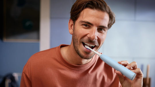 Philips Sonicare Electric Toothbrush With Pressure Sensor Blue