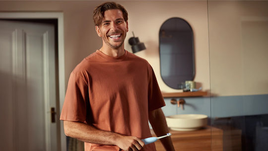 Philips Sonicare Electric Toothbrush With Pressure Sensor Blue