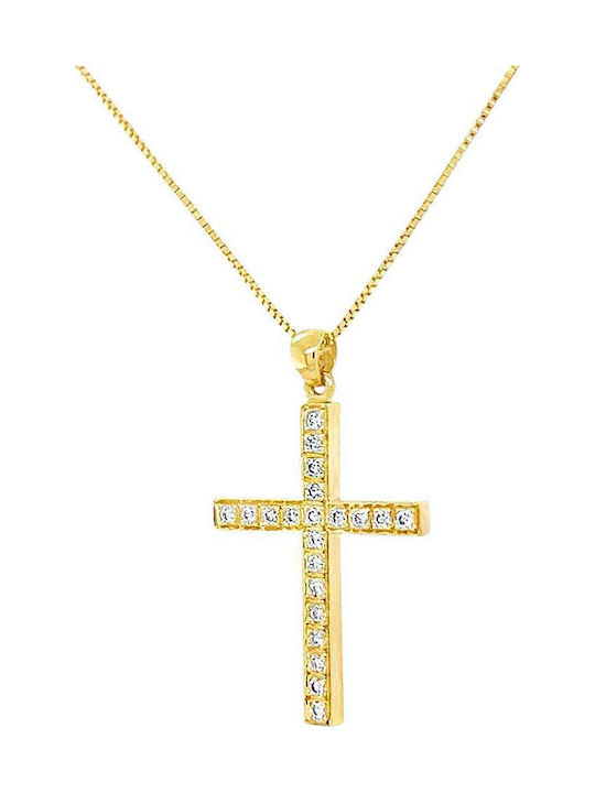 Xryseio Women's Gold Cross 18K
