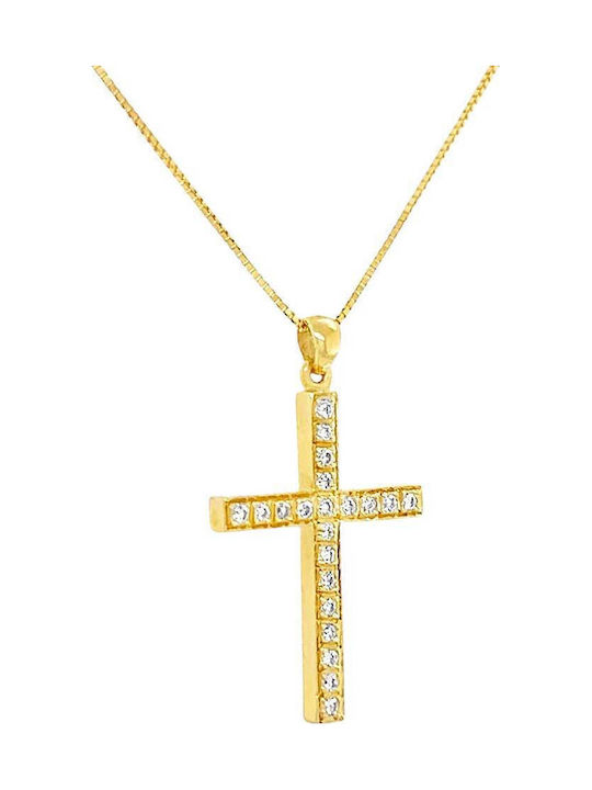 Xryseio Women's Gold Cross 18K