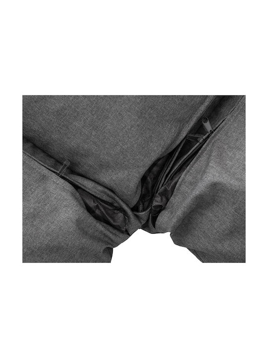 Αδιάβροχο Μαξιλάρι Κούνιας Κήπου με Πλάτη Graphite