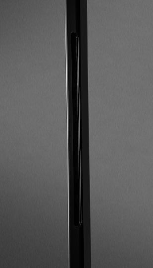 Amica Side-by-Side Refrigerator 562lt Total NoFrost H177xW91.2xD70.4cm Inox FY5119.3DFBX