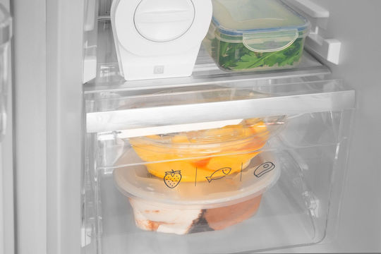 Amica Side-by-Side Refrigerator 562lt Total NoFrost H177xW91.2xD70.4cm Inox FY5119.3DFBX