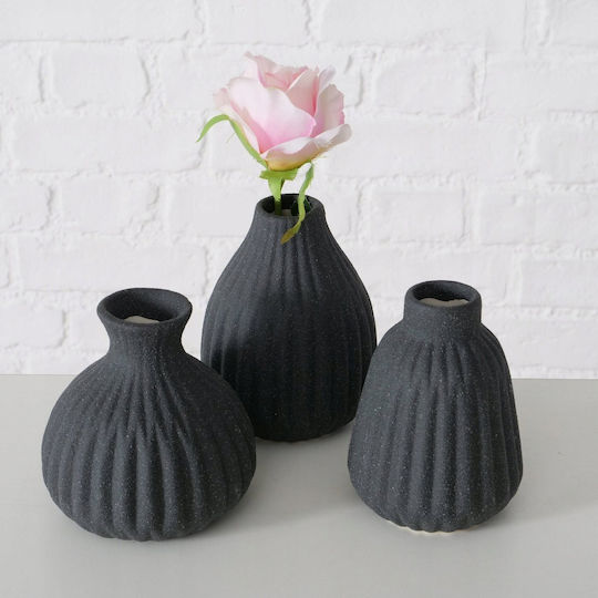 Boltze Decorative Vase Esko Black