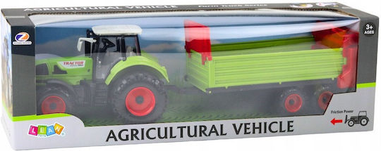 Lean Toys Traktor Kleintransporter Zurückziehen
