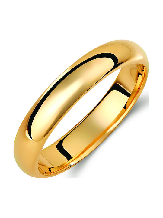 Valauro Classic Gold Wedding Rings 9 Carats 4.0mm