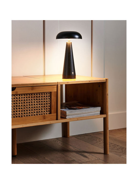 Beliani Dekorative Lampe Schwarz