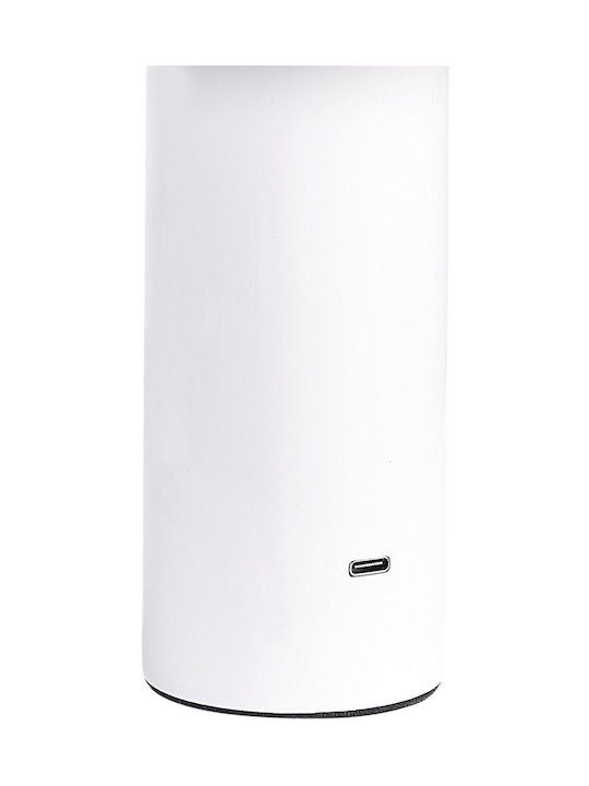 Beliani Dekorative Lampe Weiß