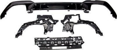 Mtuning Rear Diffuser Gloss Black Bmw 3 G20 G21 Pre-facelift 2018-present