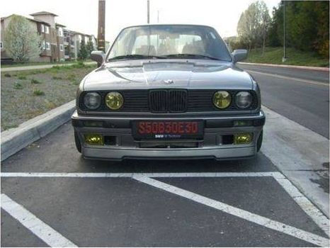 Mtuning_a Μπροστινή Προσθήκη Bmw E30 Is Lippe Splitter Spoiler Χόκεϊ