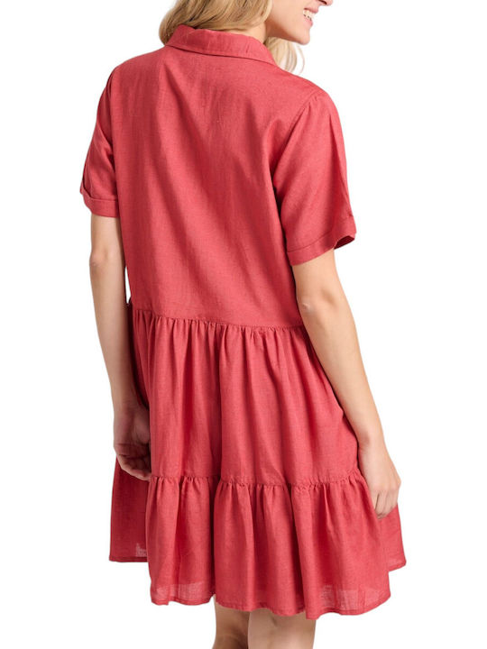 Funky Buddha Kleid Ganztägig Rot