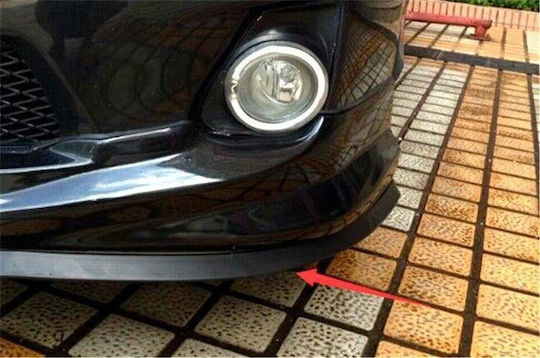 Mtuning Καθολική Προέκταση Προφυλακτήρα 2,5m Κόκκινη