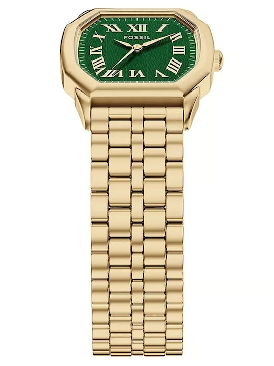 Fossil Harlow Womens Watch 32mm Battery Gold
