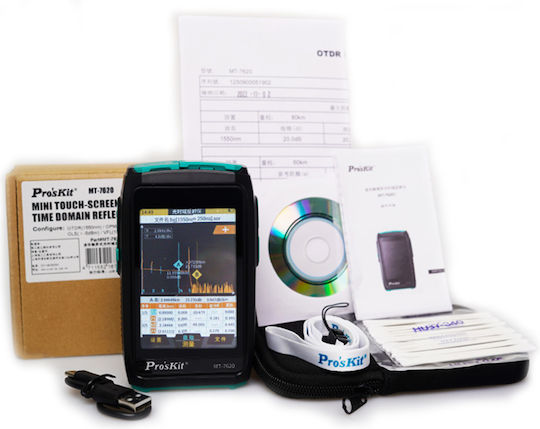Proskit MT-7620 Optical Fiber Cable Tester USB Digital