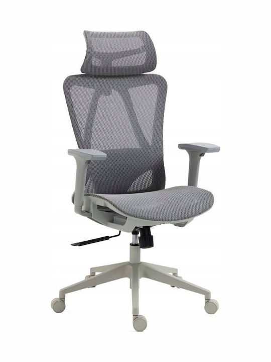 Office Chairs Office Chair with Adjustable Arms Grey