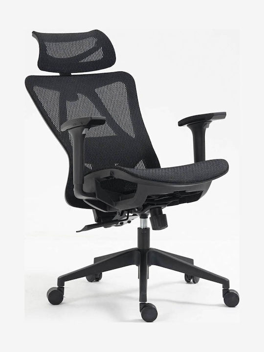 Office Products Stuhl Büro mit Verstellbaren Armen Black