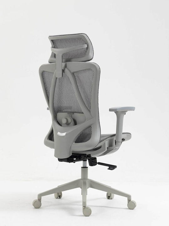 Office Products Office Chair with Adjustable Arms Gray