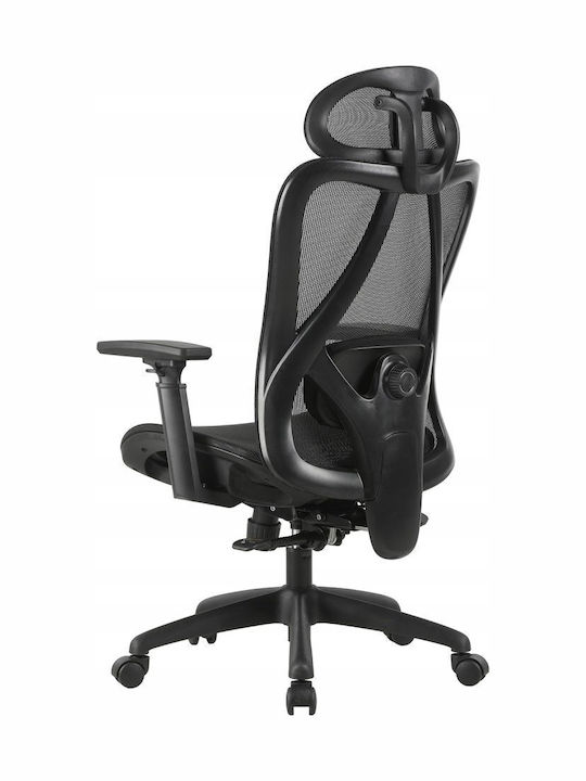 Office Products Καρέκλα Γραφείου με Ρυθμιζόμενα Μπράτσα Black