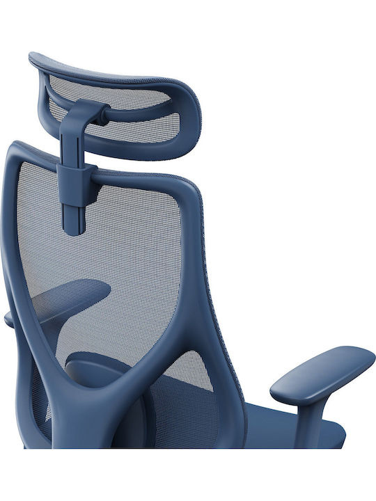 Office Chair with Adjustable Arms Navy Blue SENSE7