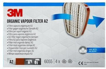 Gas Mask Filter A2 6055k 2 Pieces