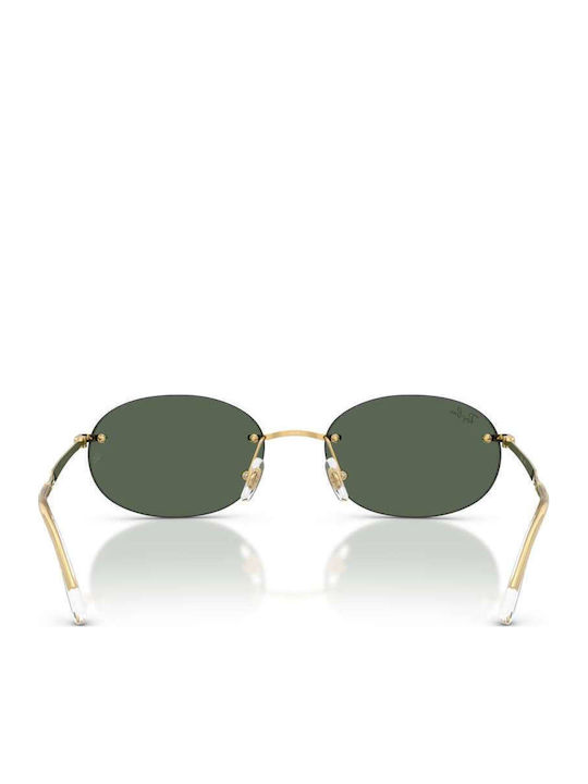 Ray Ban Unisex Γυαλιά Ηλίου με Χρυσό Μεταλλικό Σκελετό και Καφέ Ντεγκραντέ Φακό RB3767 001/13