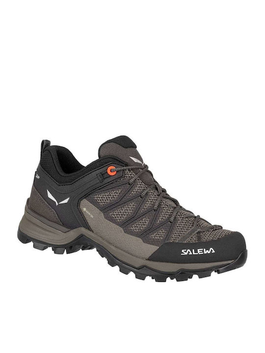 Salewa MTN Trainer Lite GTX Γυναικεία Ορειβατικά Παπούτσια Αδιάβροχα με Μεμβράνη Gore-Tex Καφέ