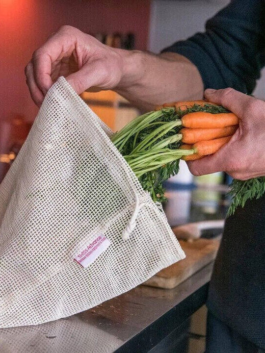 Monyi Large Cotton Mesh Bags