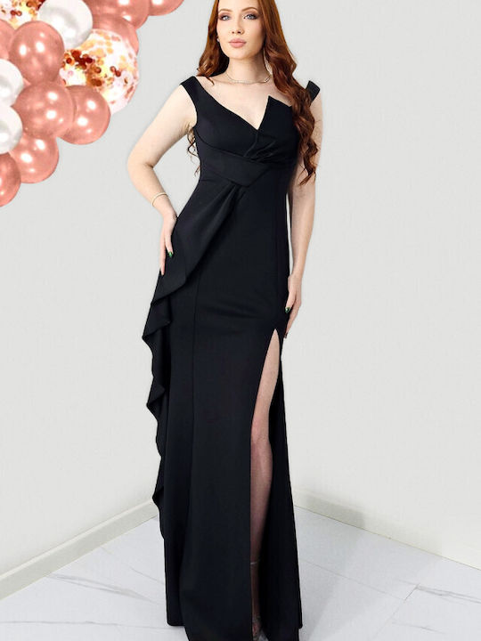 Rochie Maxi De Seara De Vară Neagră