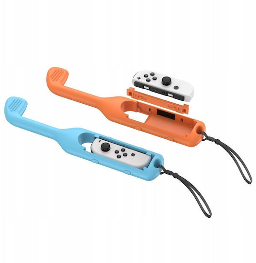Yaxo Joy-con Grip Golf Set Ns/ns2 Inferno Orange & Hydro Blue