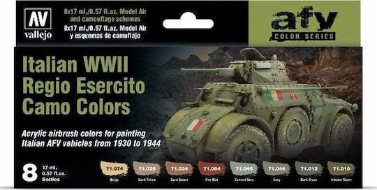 Vallejo Vallejo Afv Ιταλικός Β' Παγκοσμίου Πολέμου Regio Esercito Ca 8x17