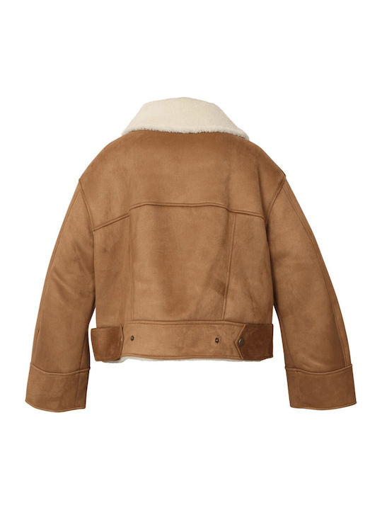 Women's Lifestyle Jacket for Winter Chestnut