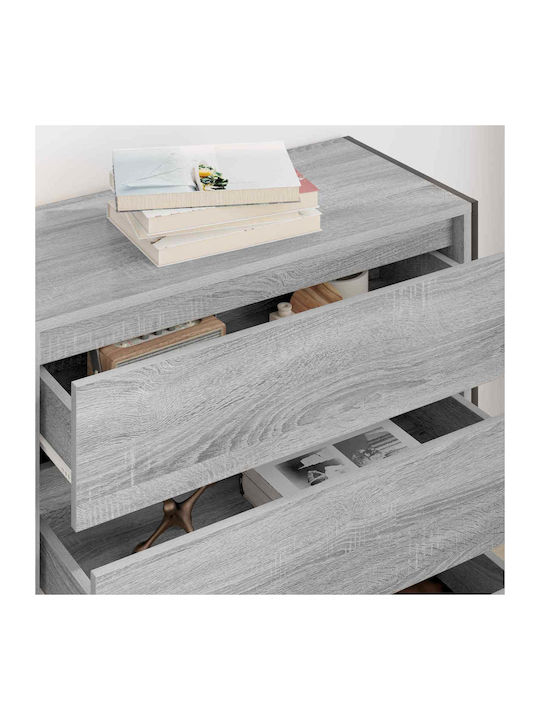 Comoda pentru Dormitor Gray Sonoma 79x36x75.5buc